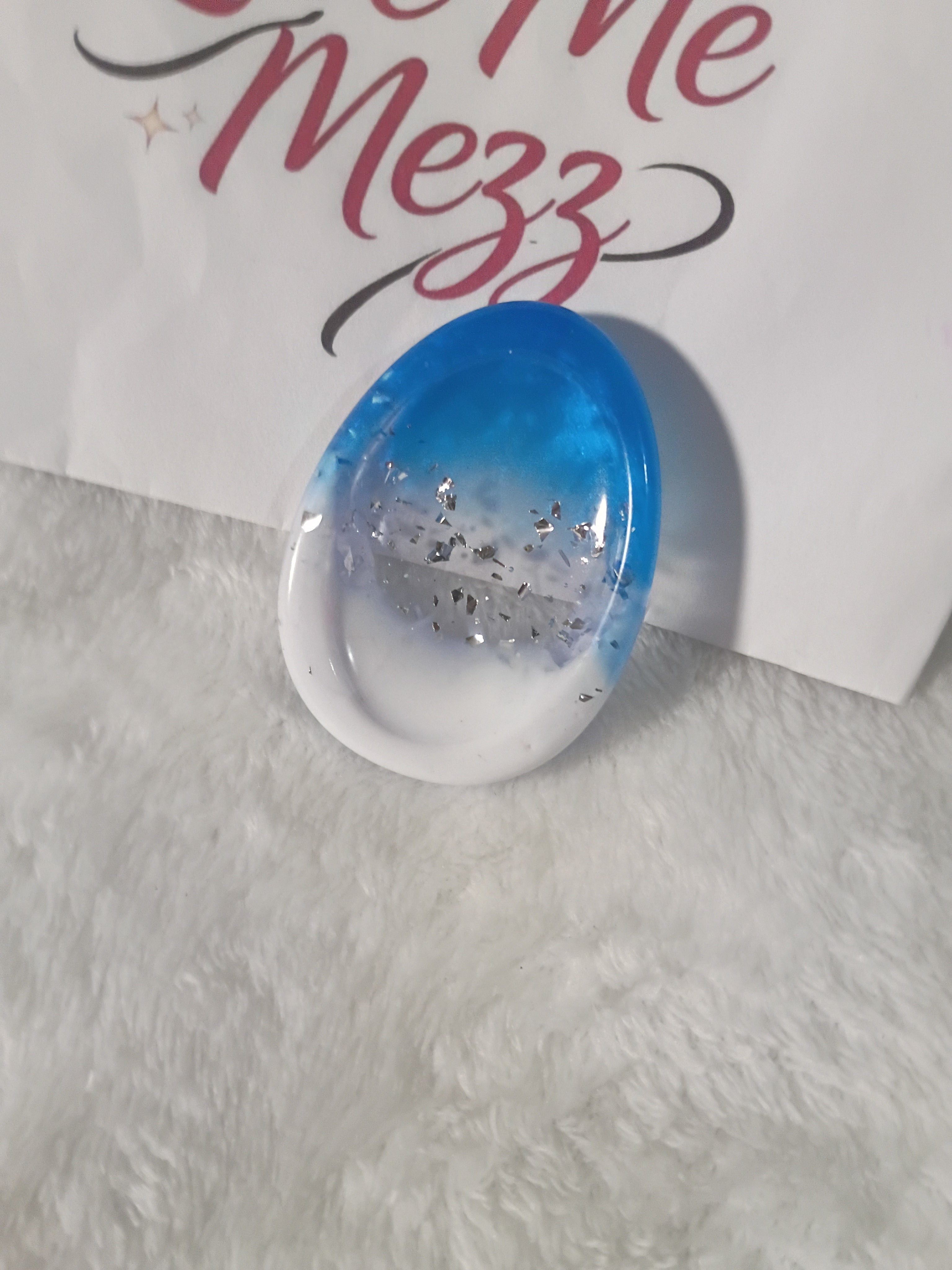 Blue Worry Stone