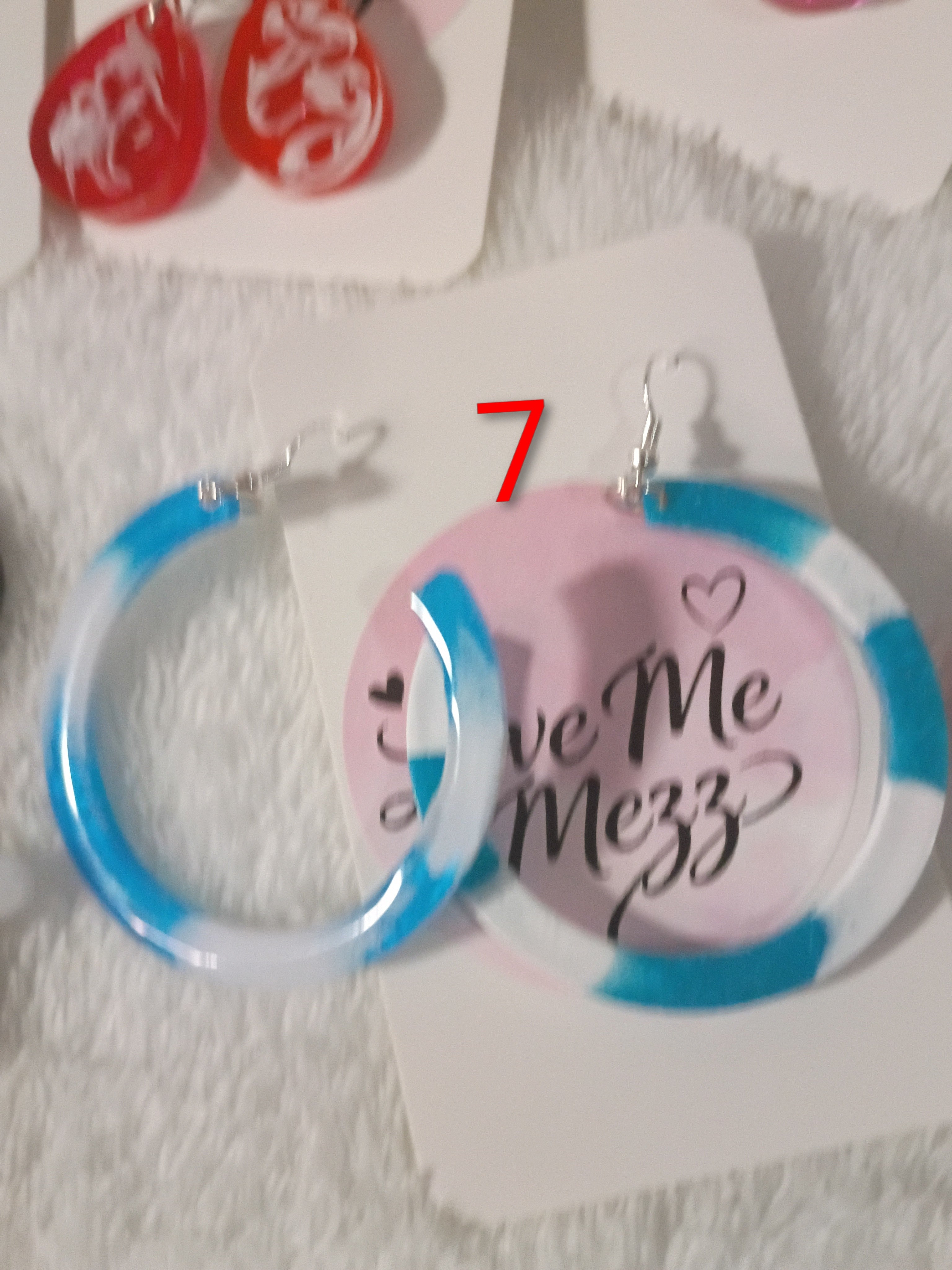 Resin Homemade Earrings