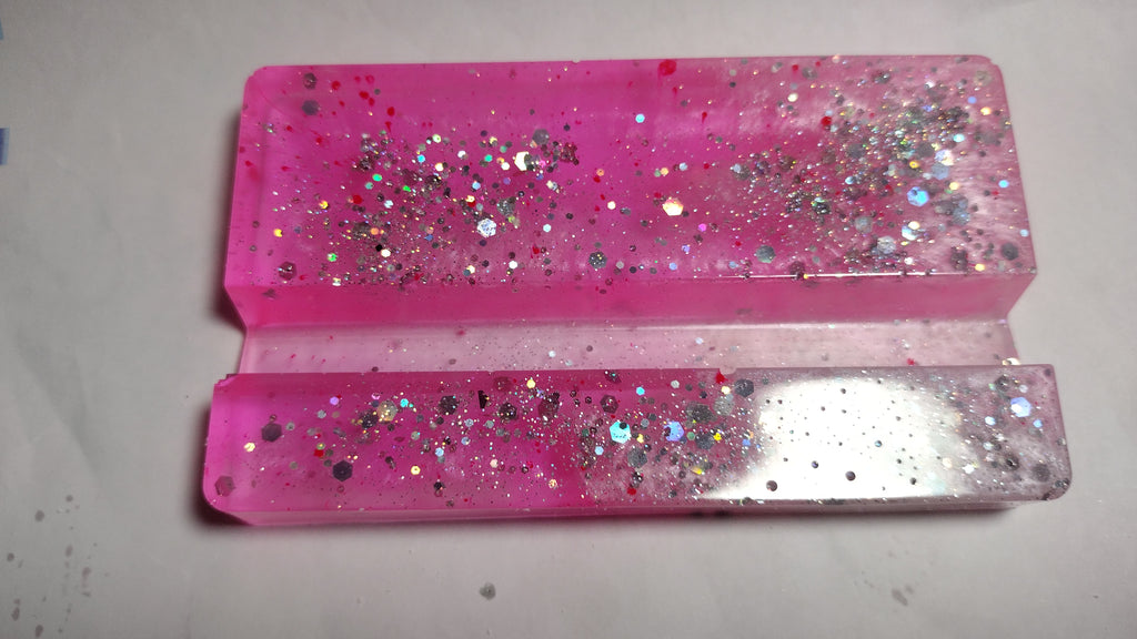 Pink Glitter Cell phone stand