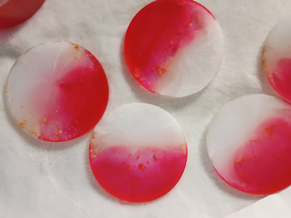 Ruby Red Coaster Set