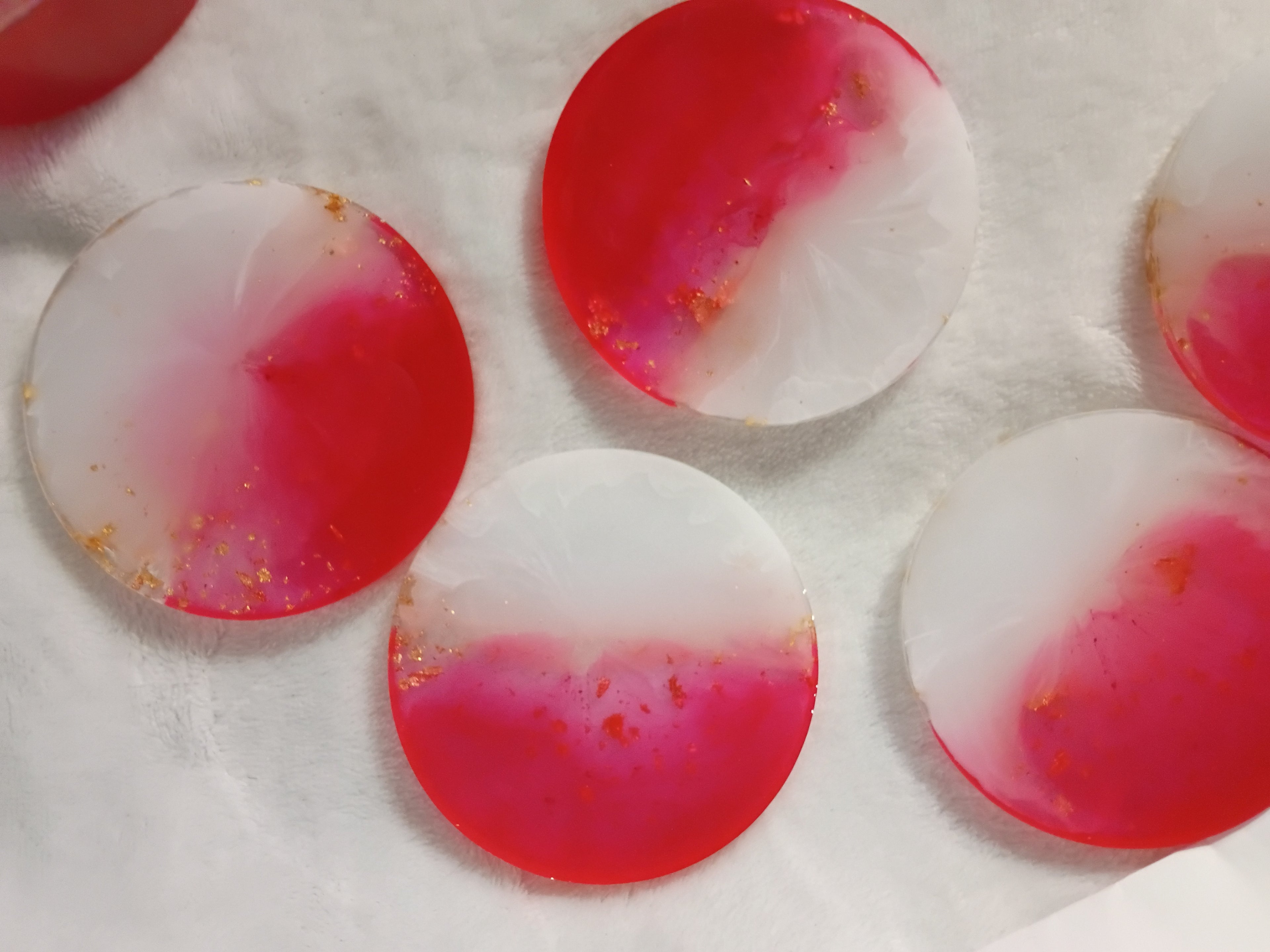 Ruby Red Coaster Set