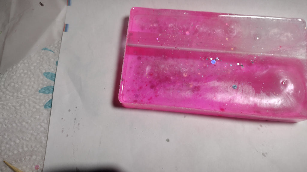 Pink Glitter Cell phone stand