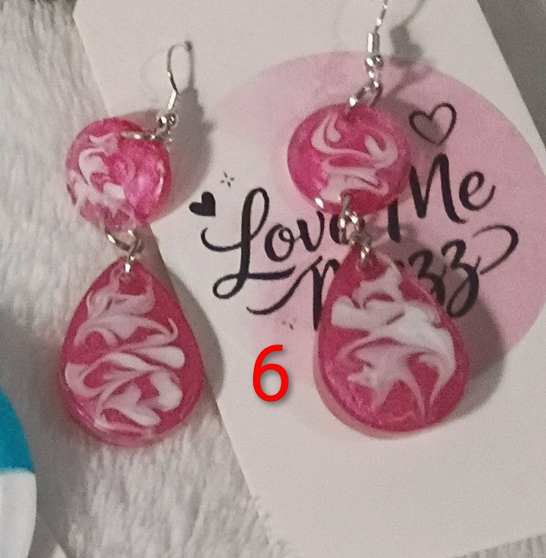 Resin Homemade Earrings