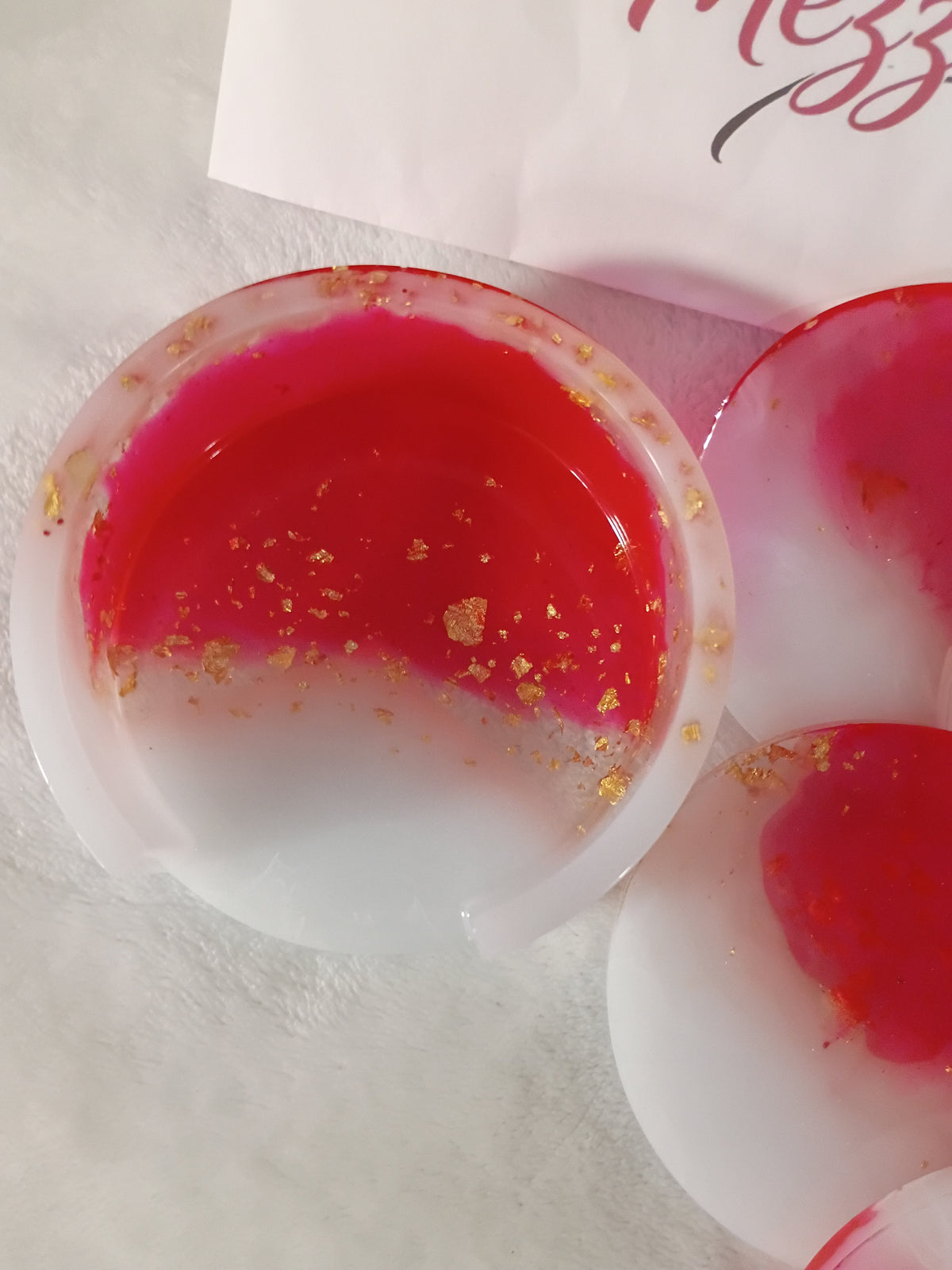 Ruby Red Coaster Set