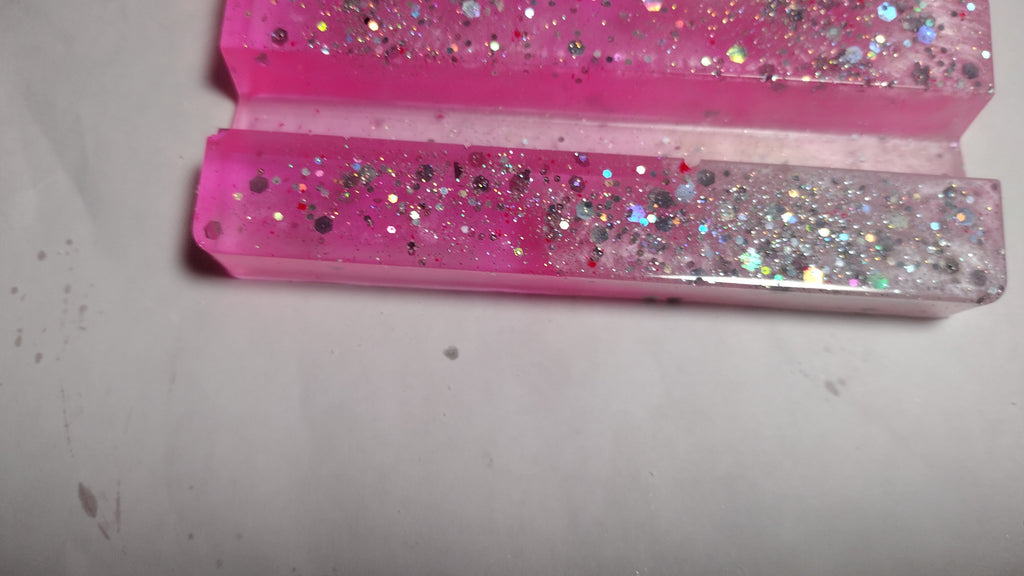 Pink Glitter Cell phone stand
