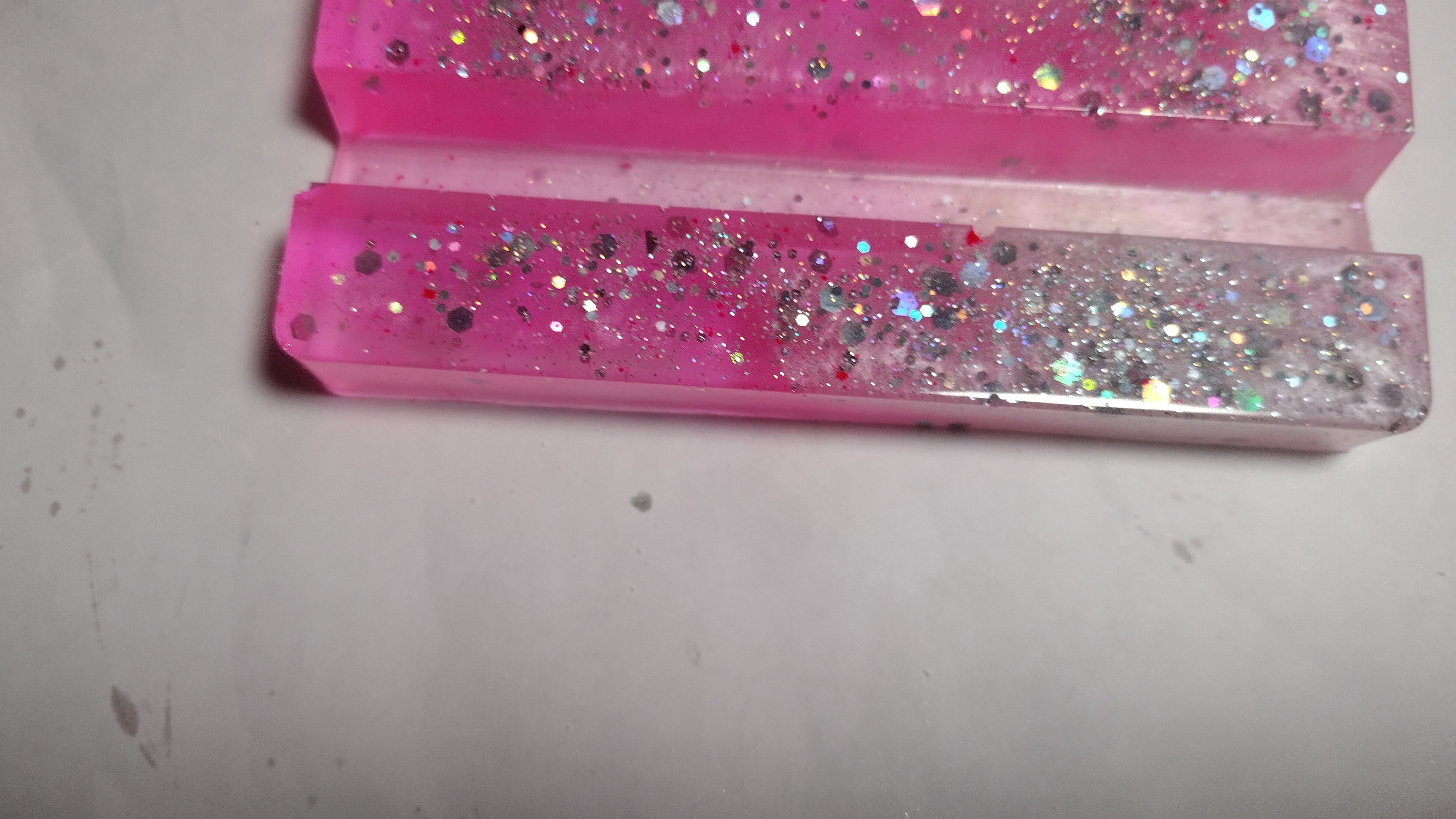Pink Glitter Cell phone stand
