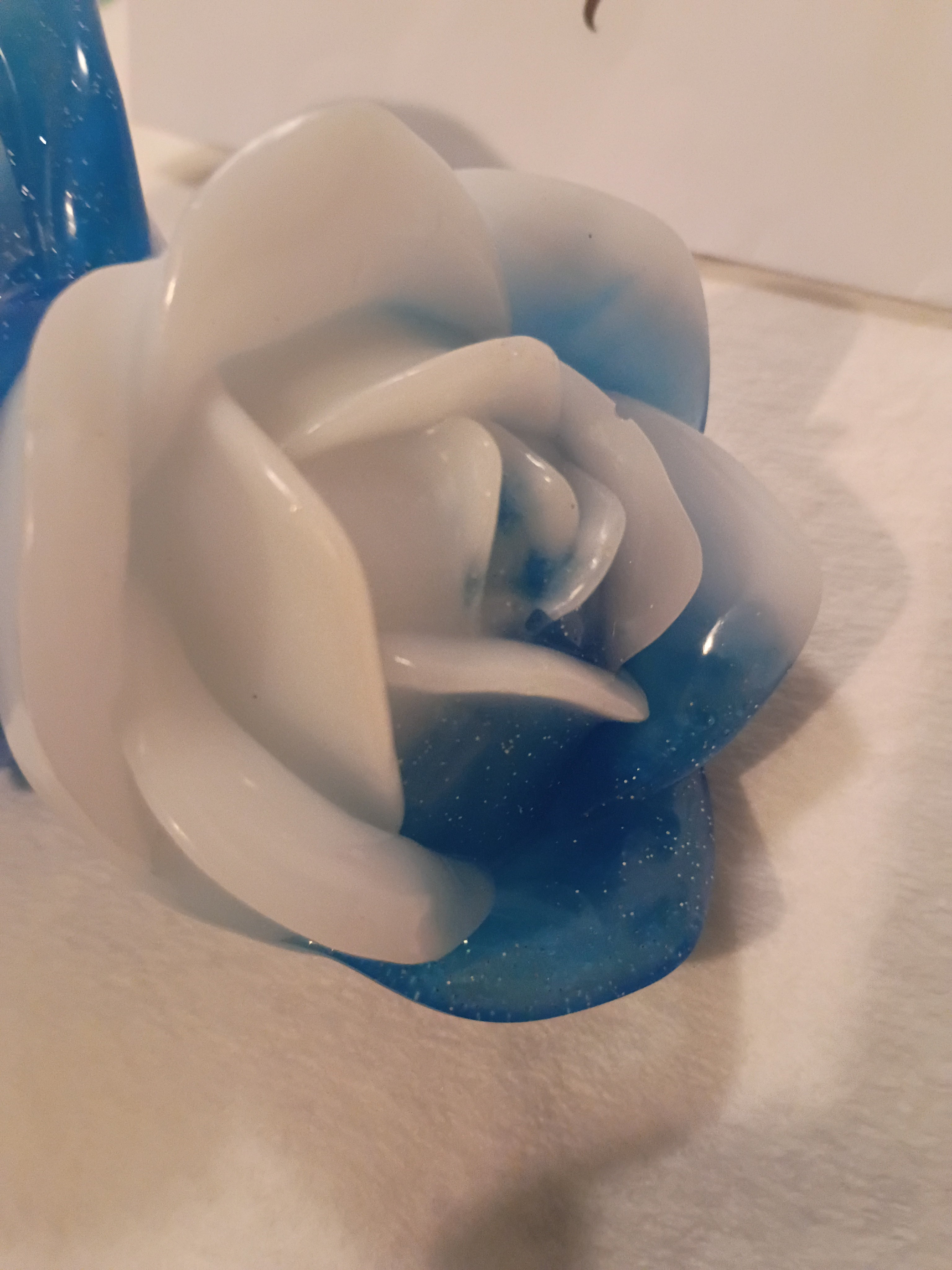 Blue And White Rose jar