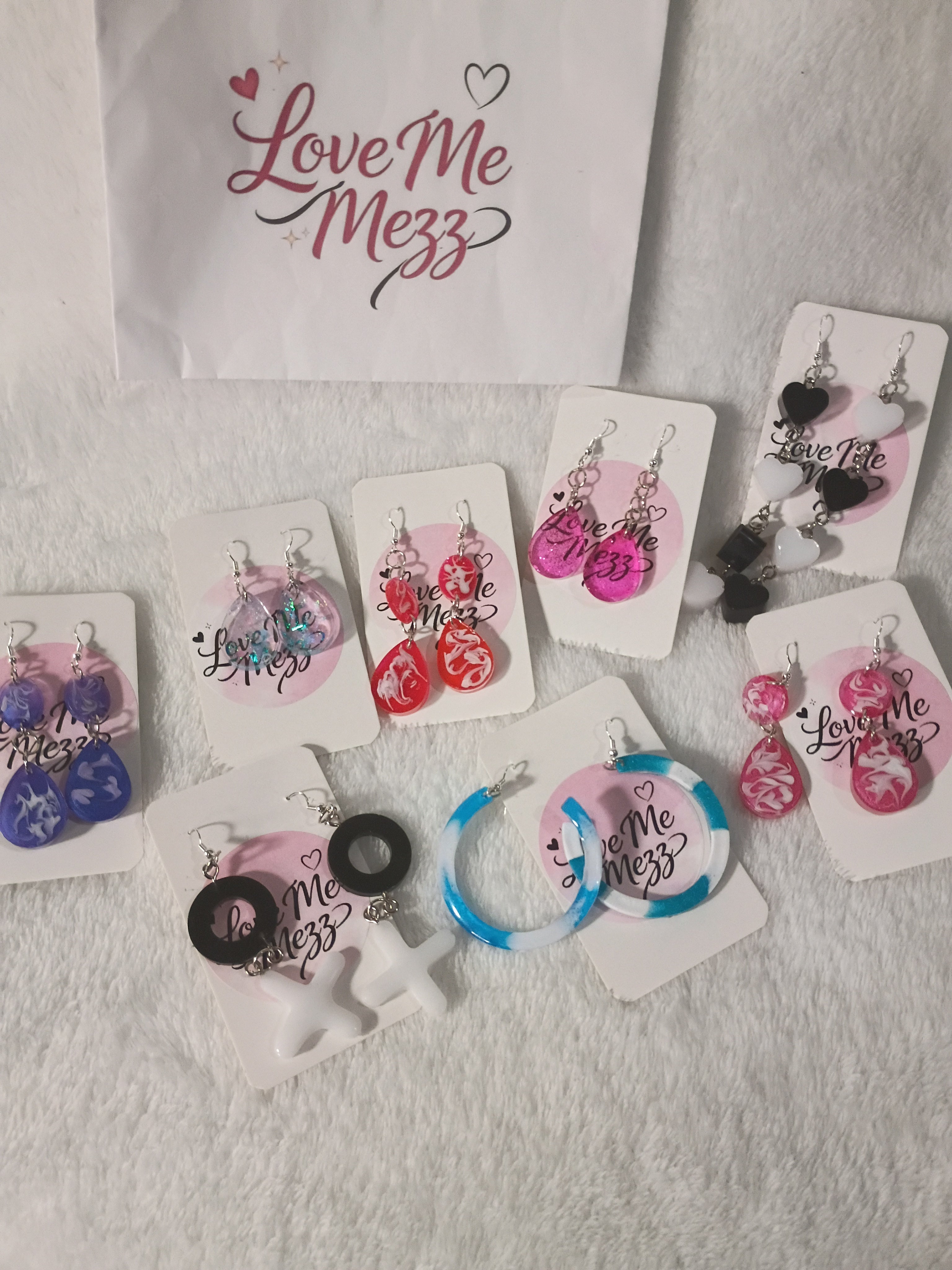 Resin Homemade Earrings