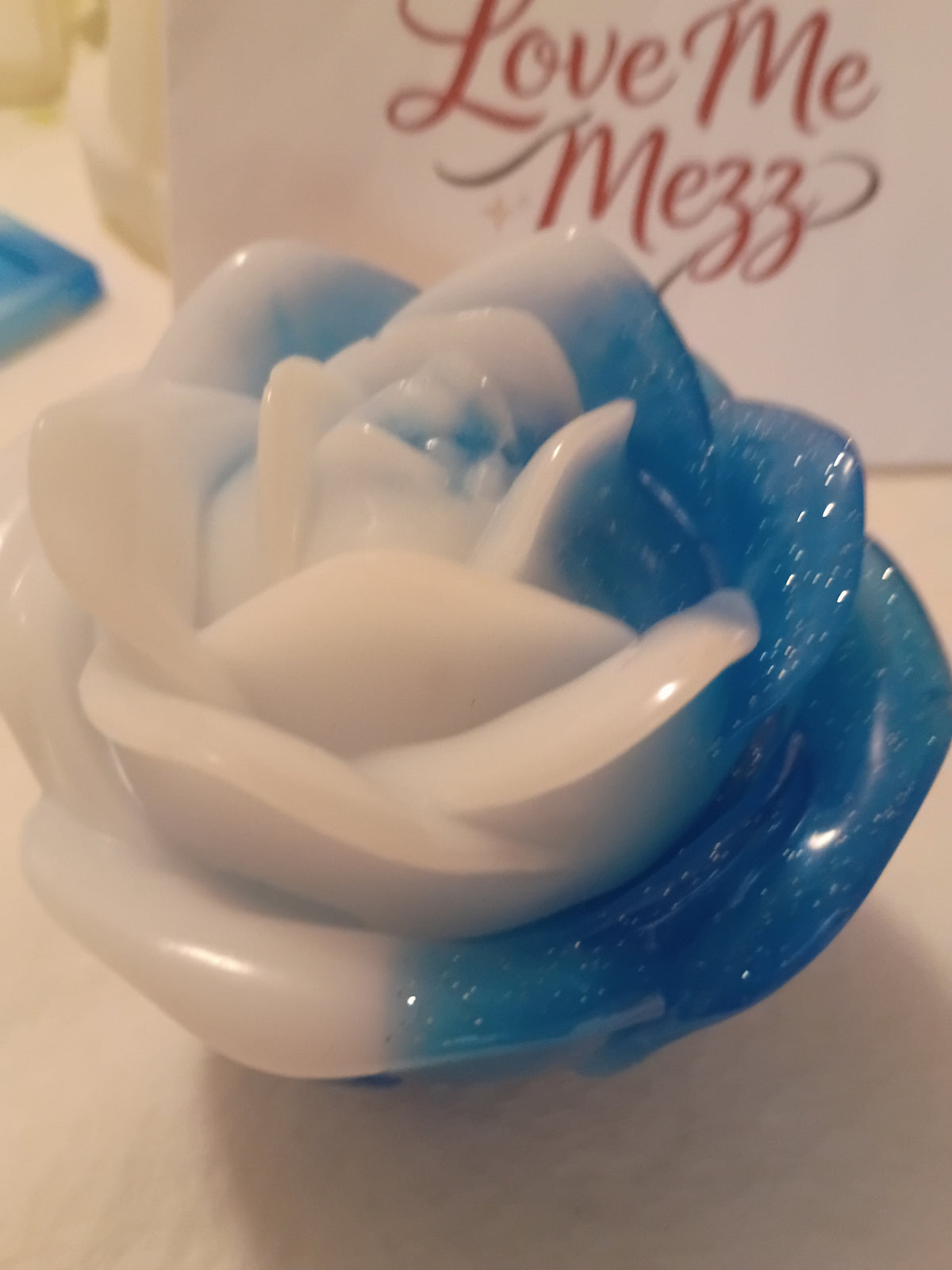 Blue And White Rose jar