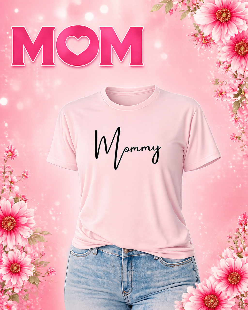 Pink Mommy T shirt