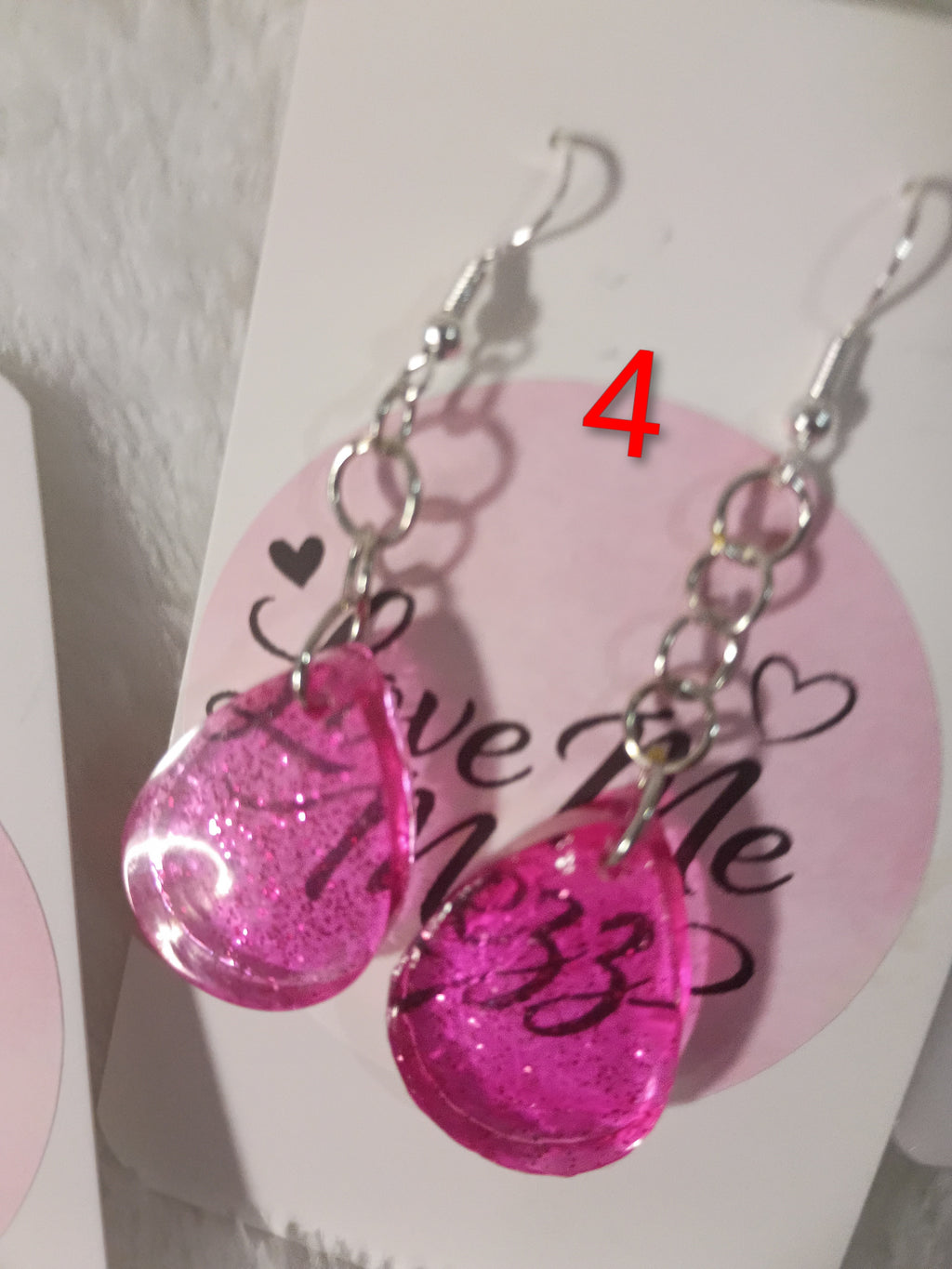 Resin Homemade Earrings