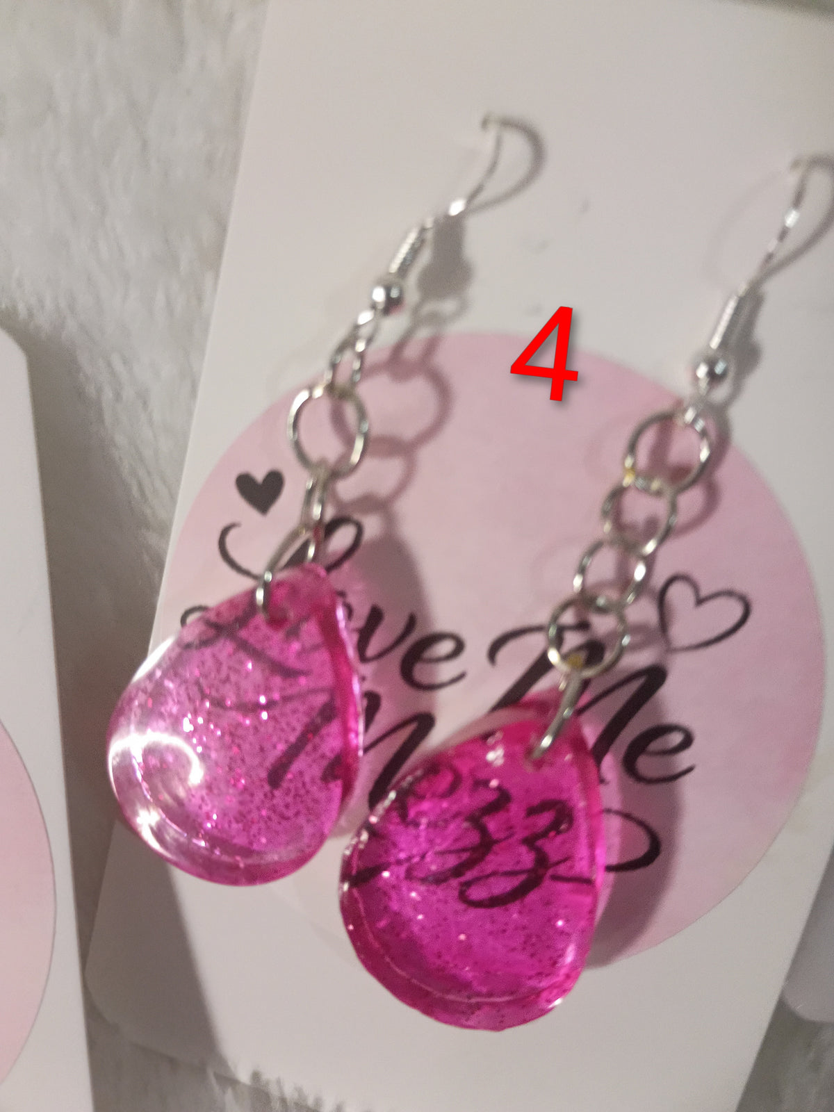 Resin Homemade Earrings