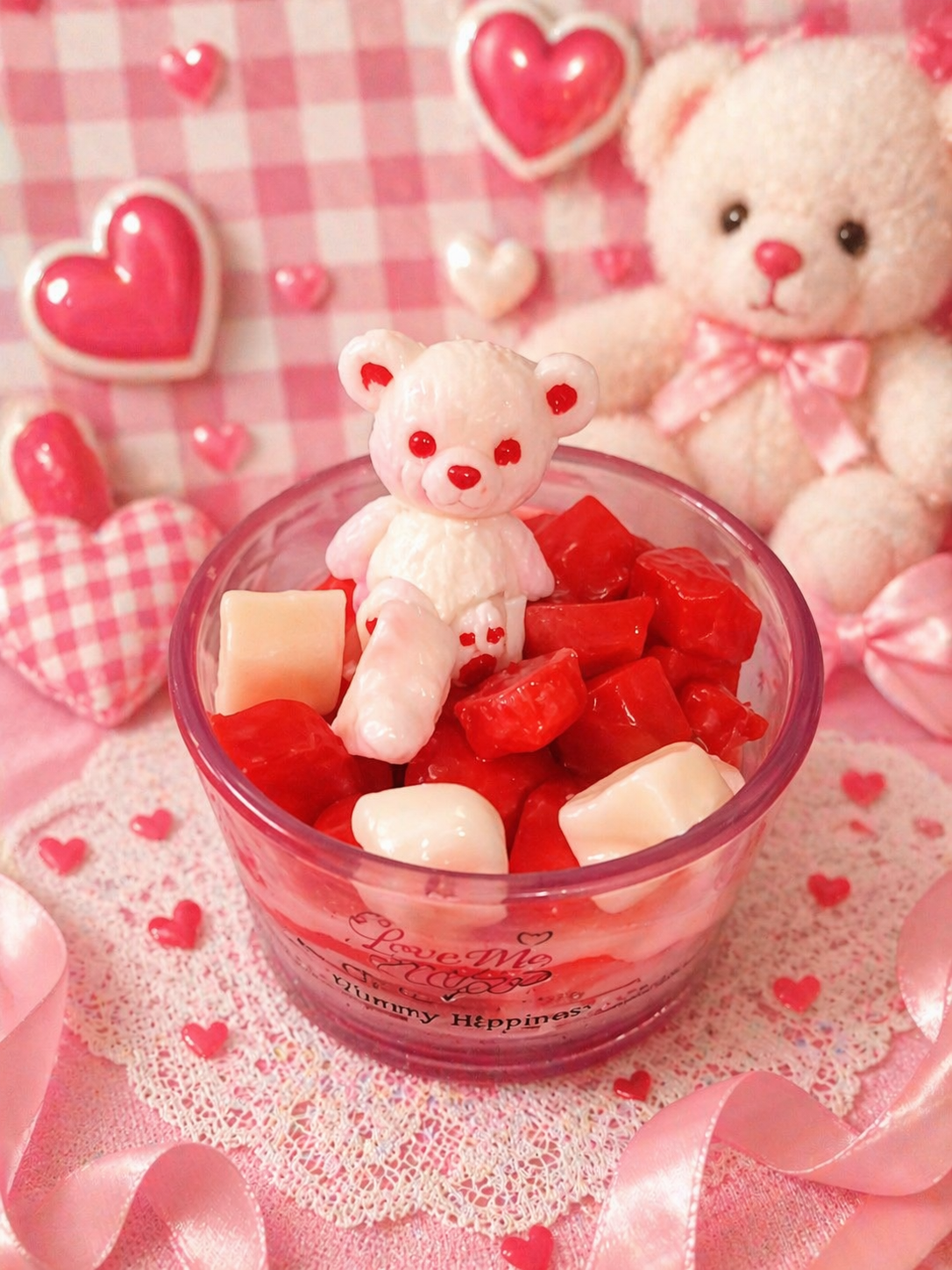 Bear scented candle