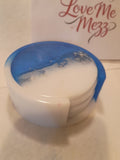 Blue Luxe Coaster Set