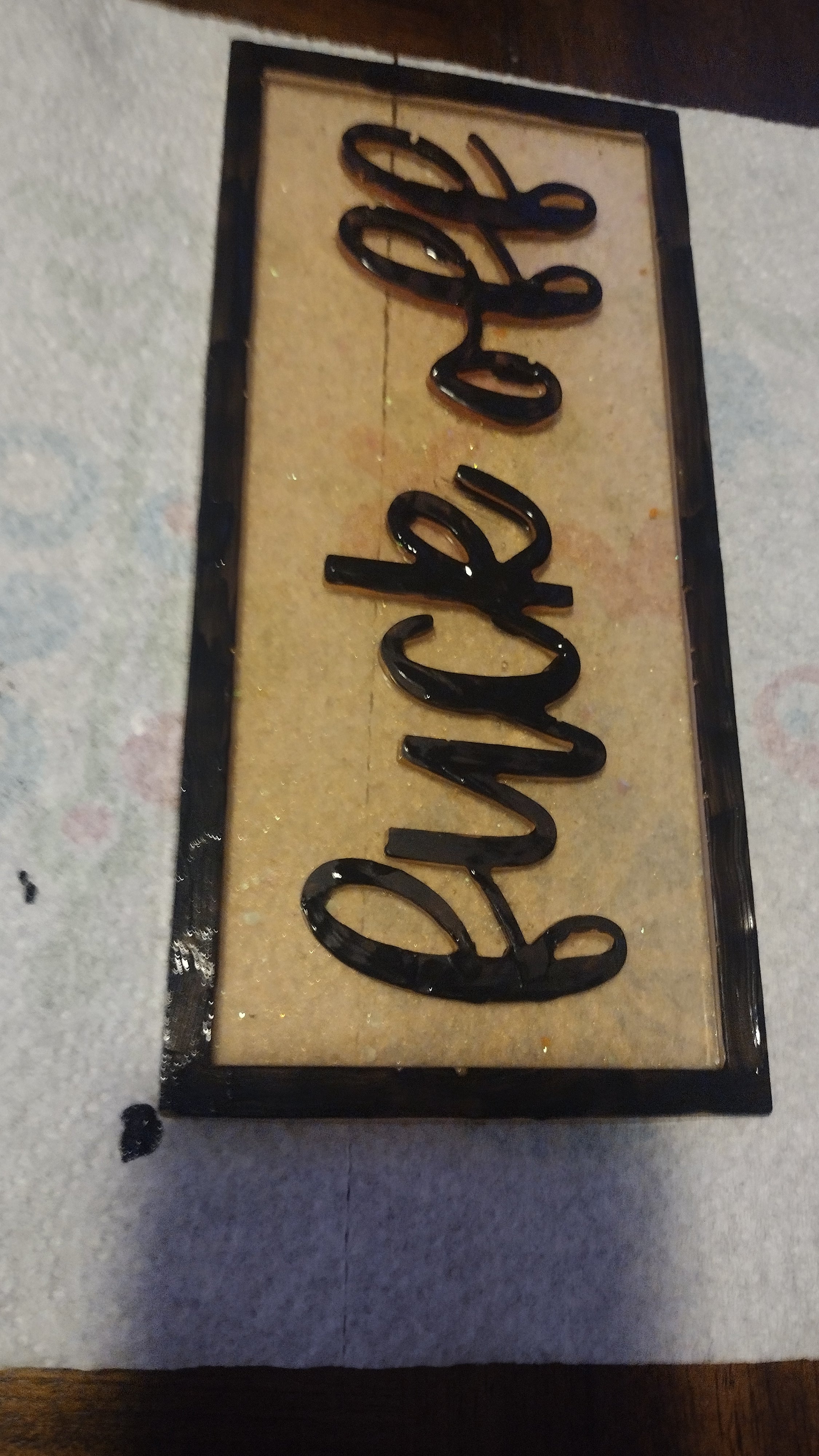 Resin made wall decor