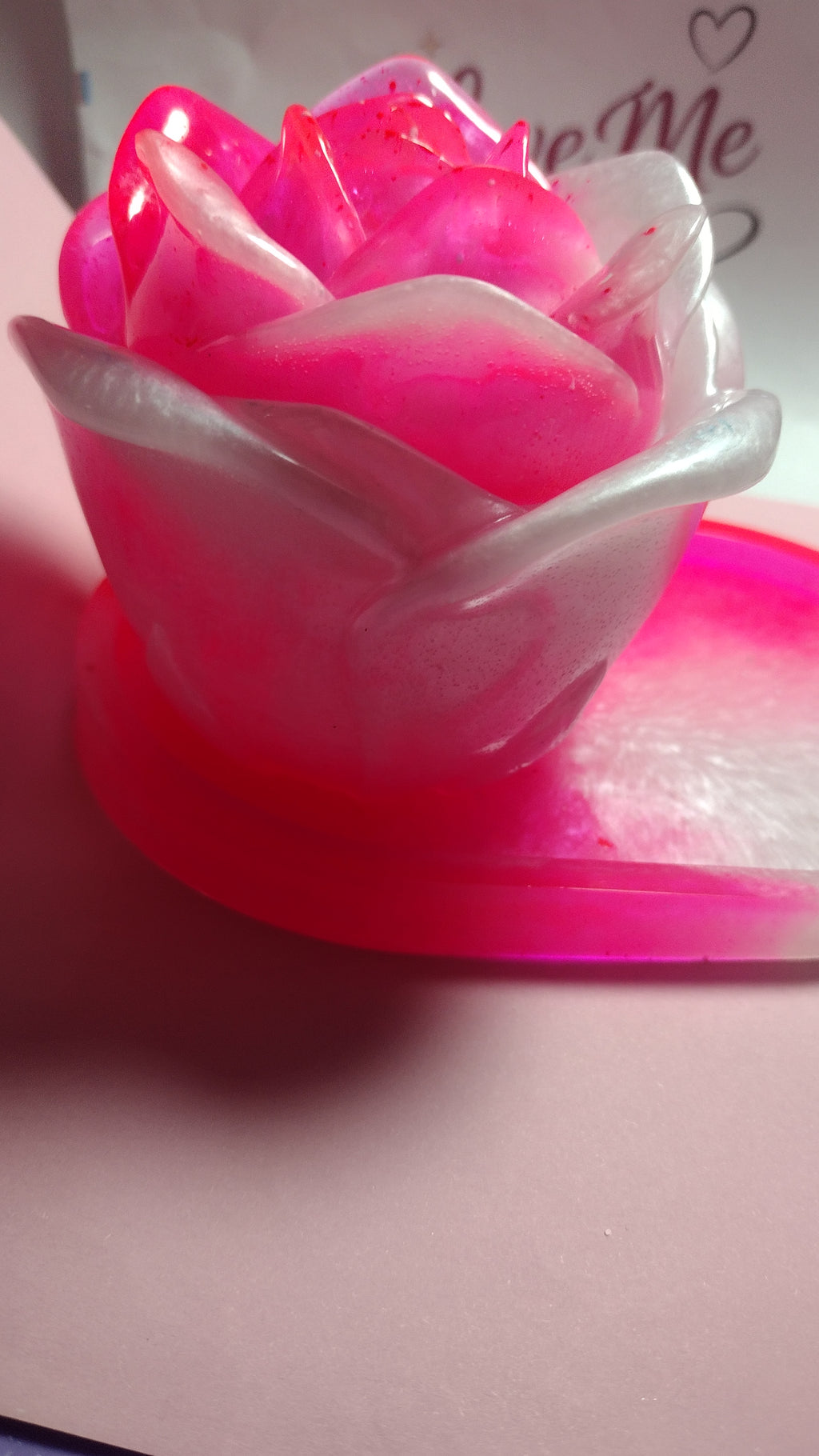 Pearl Rose Resin Jar Set
