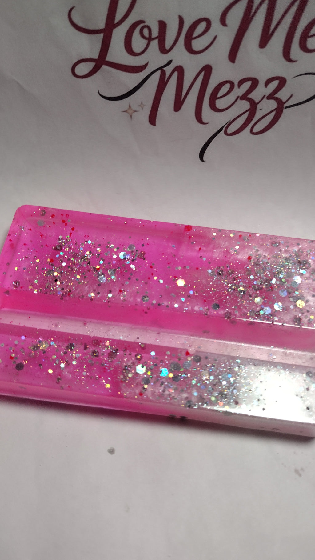 Pink Glitter Cell phone stand