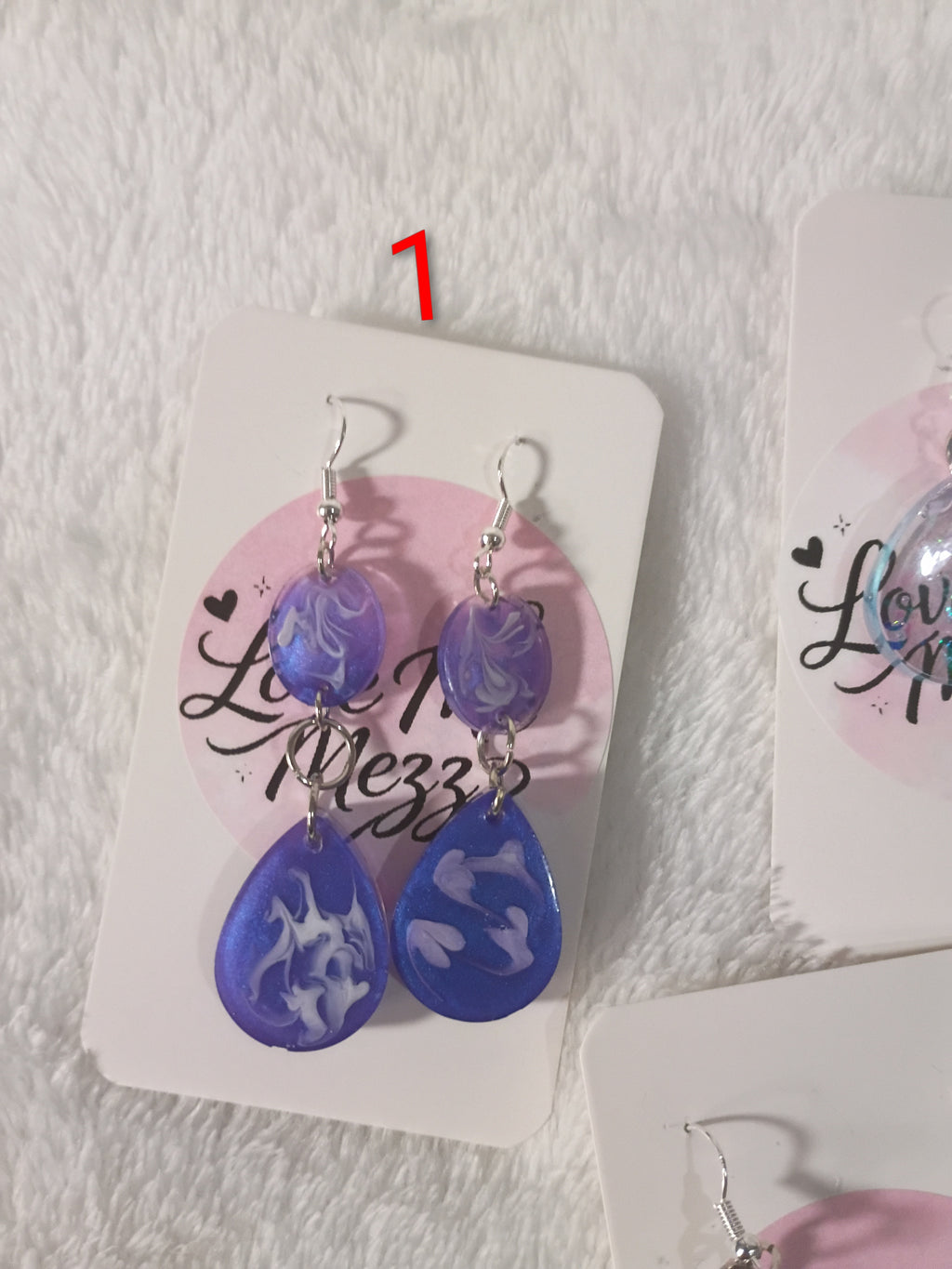 Resin Homemade Earrings