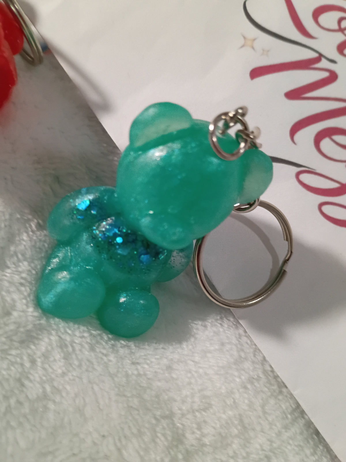 Resin Bear Key Chain