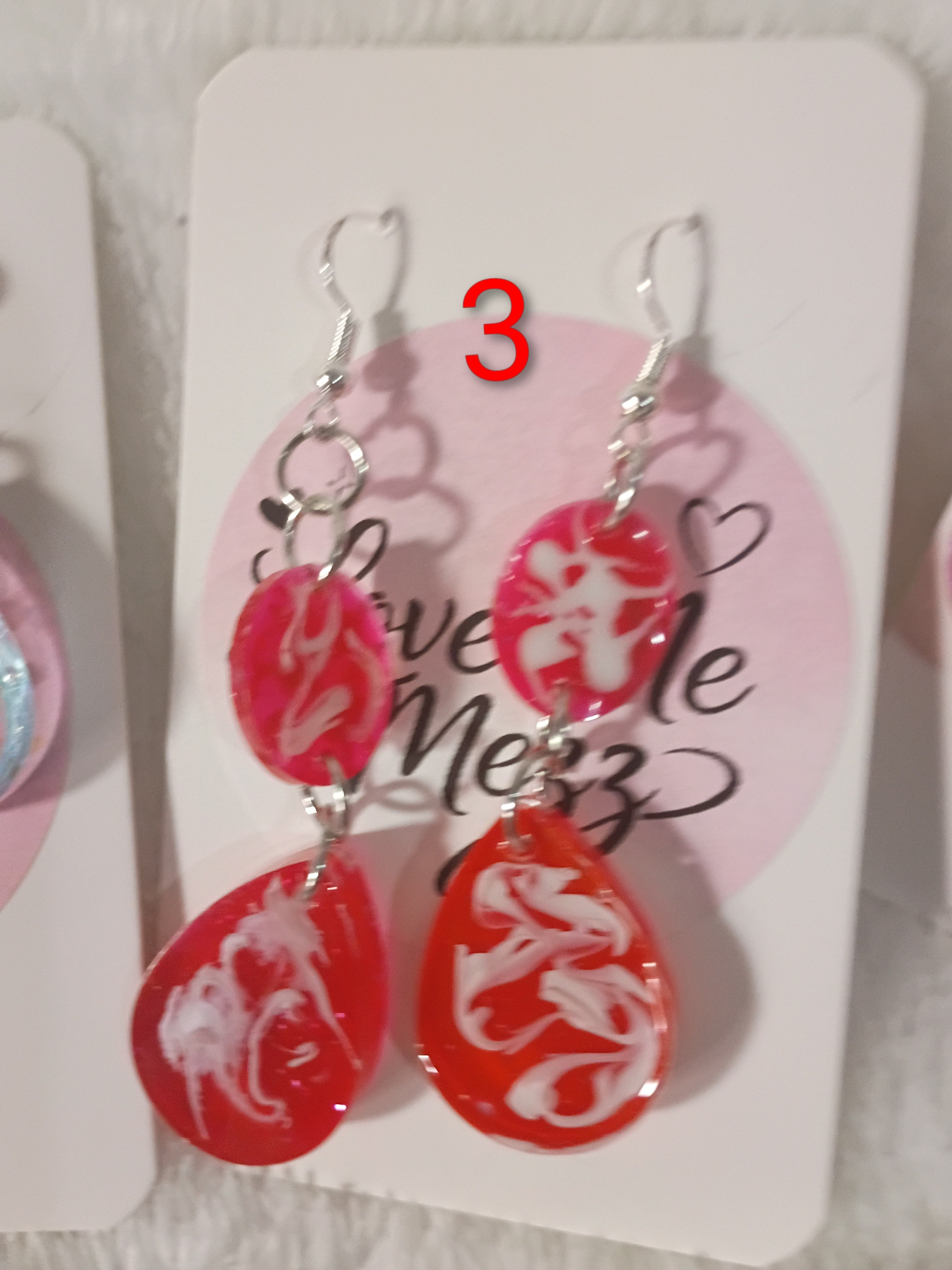 Resin Homemade Earrings