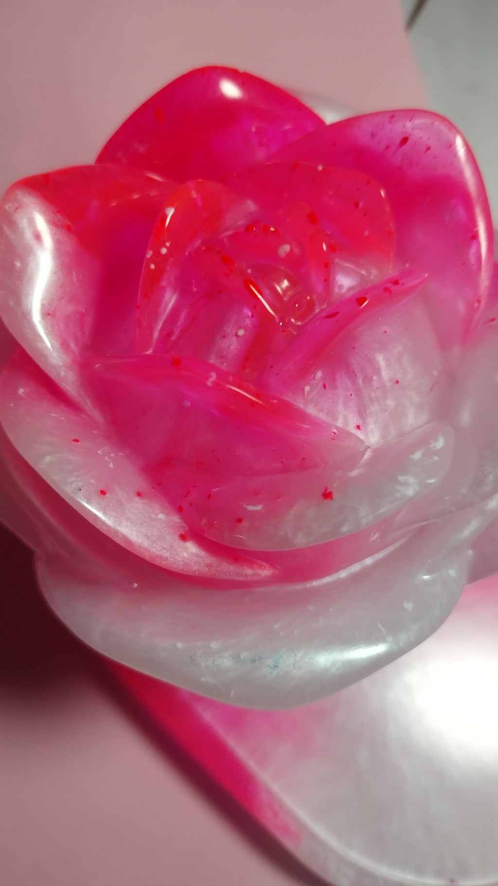 Pearl Rose Resin Jar Set