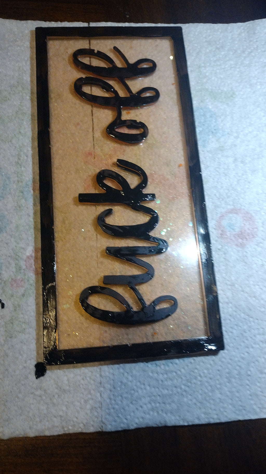 Resin made wall decor