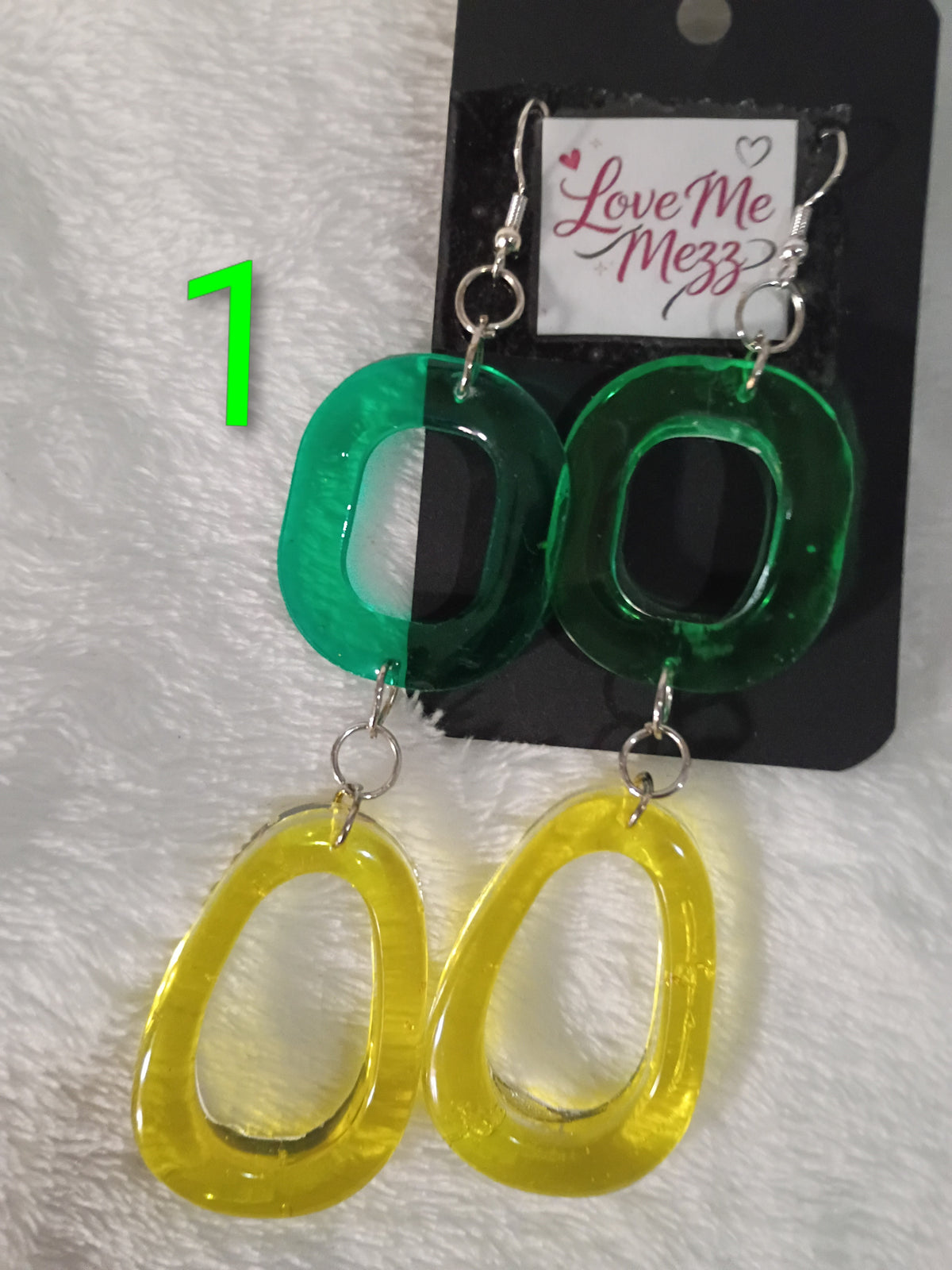 Homemade Resin Earrings