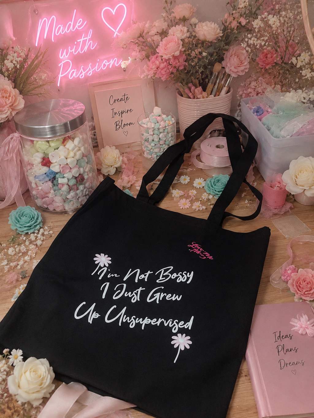 Unapologetic tote bag