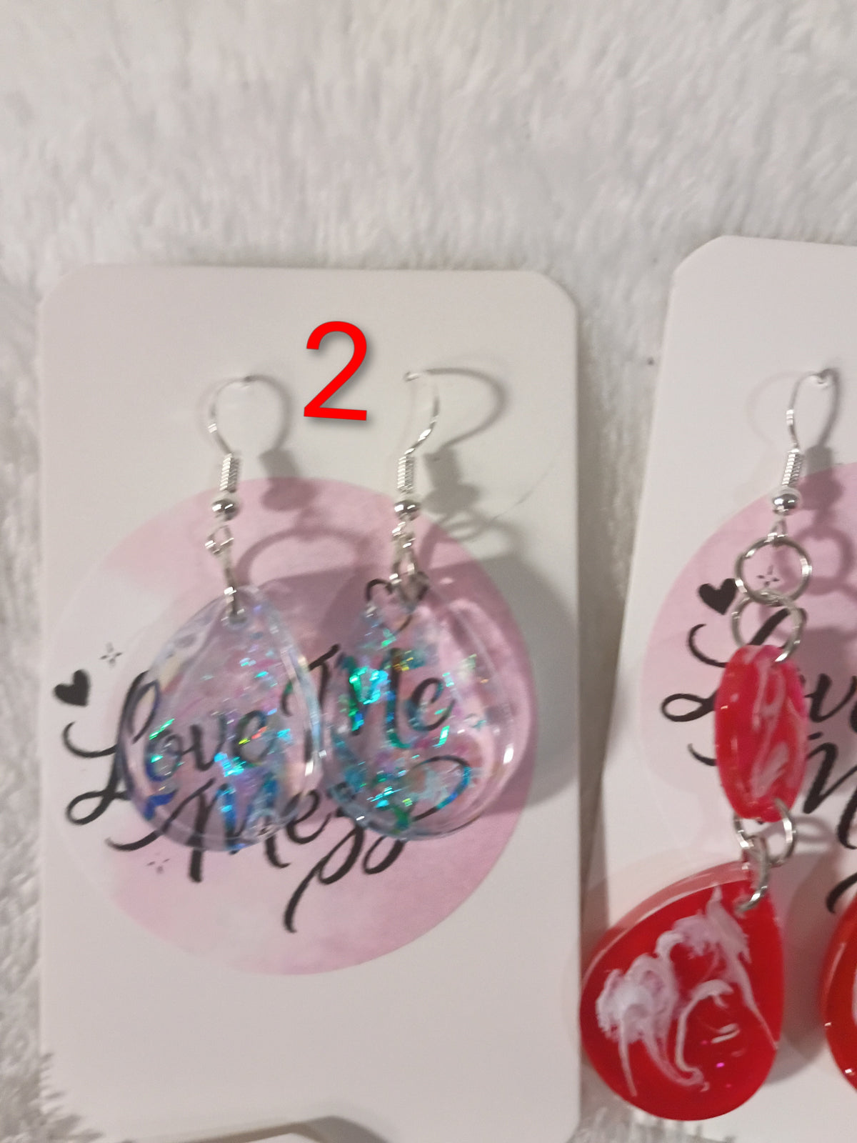 Resin Homemade Earrings
