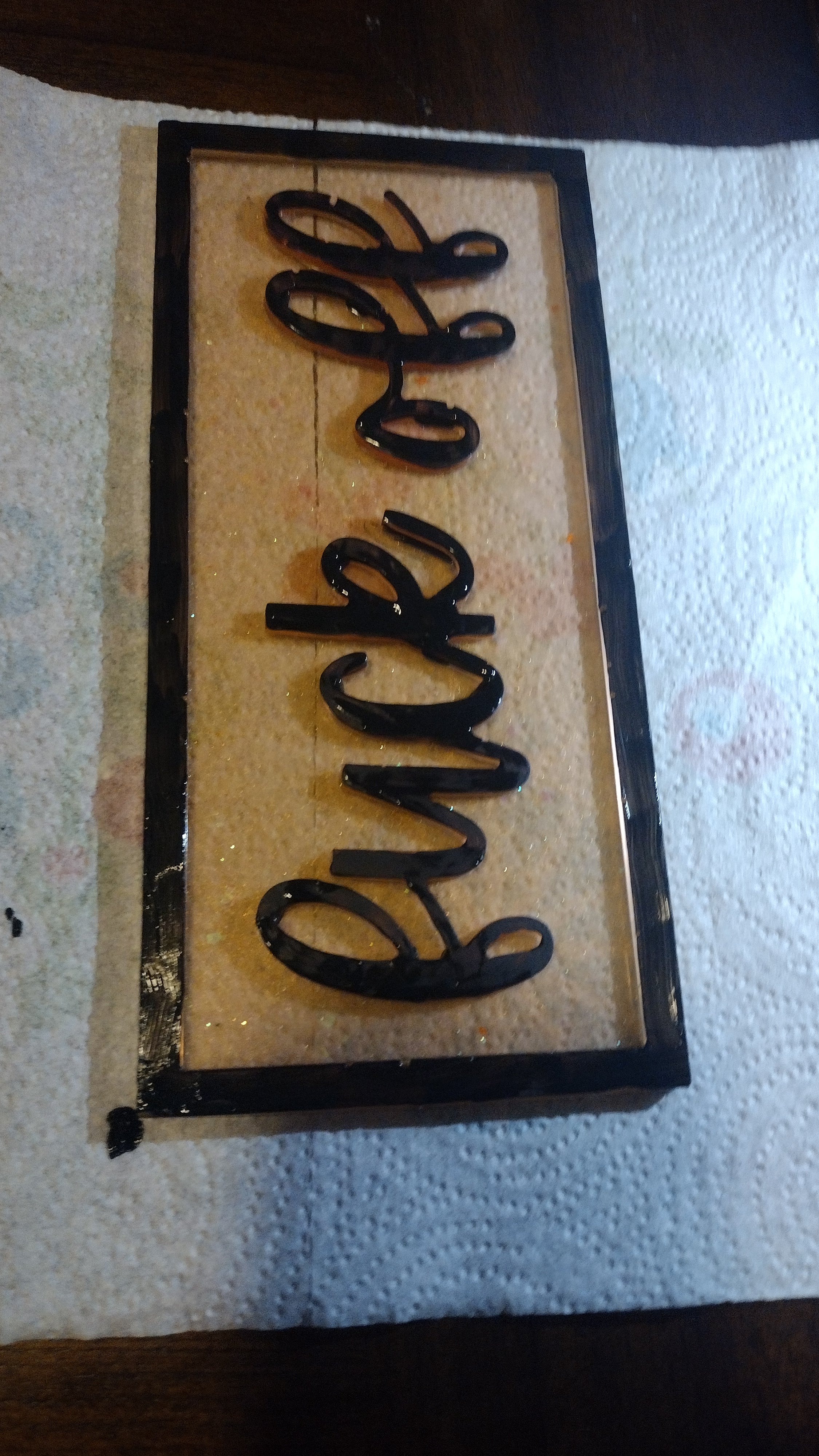 Resin made wall decor