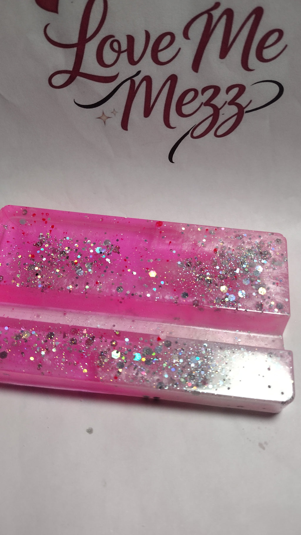 Pink Glitter Cell phone stand