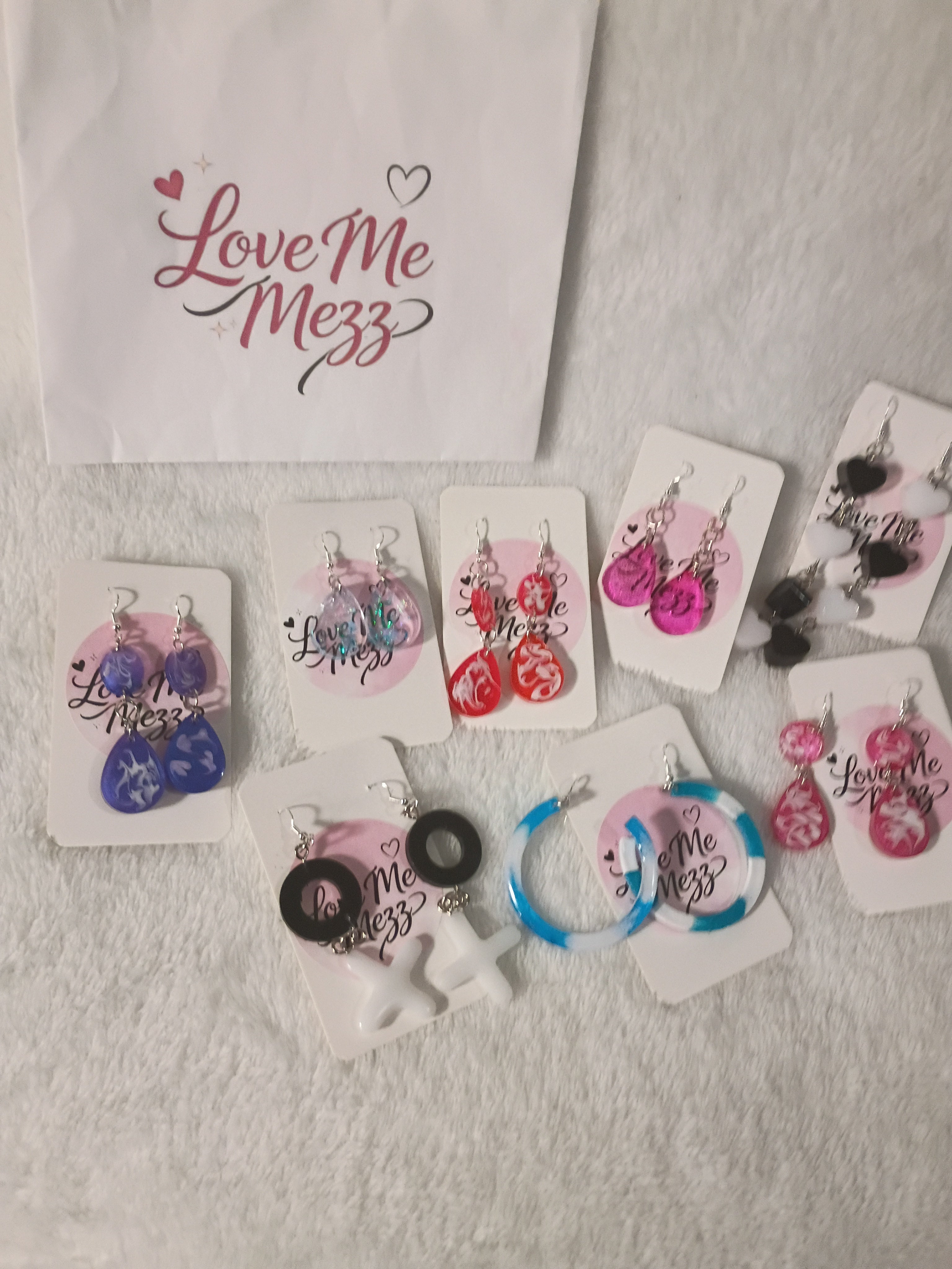 Resin Homemade Earrings