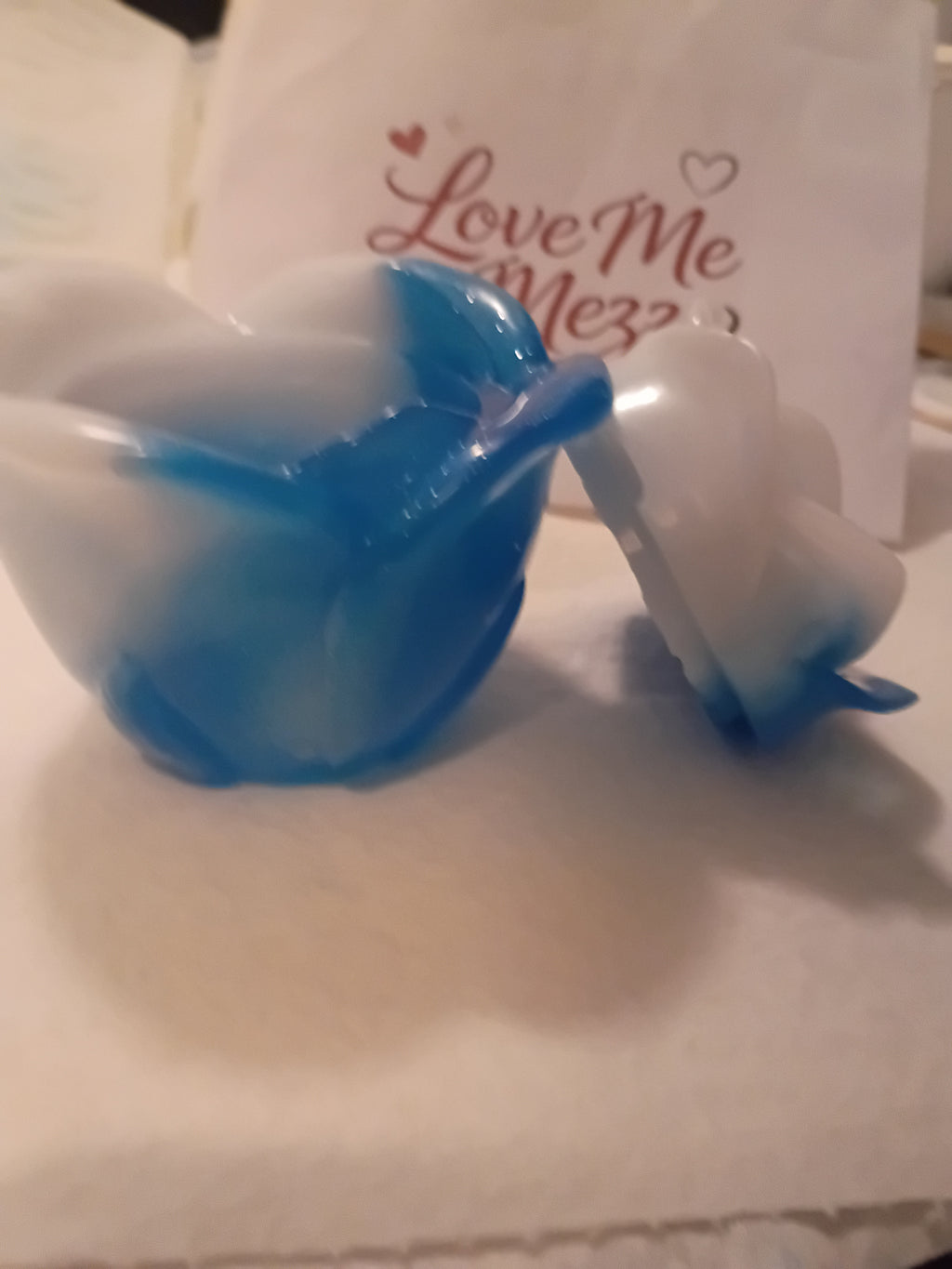 Blue And White Rose jar
