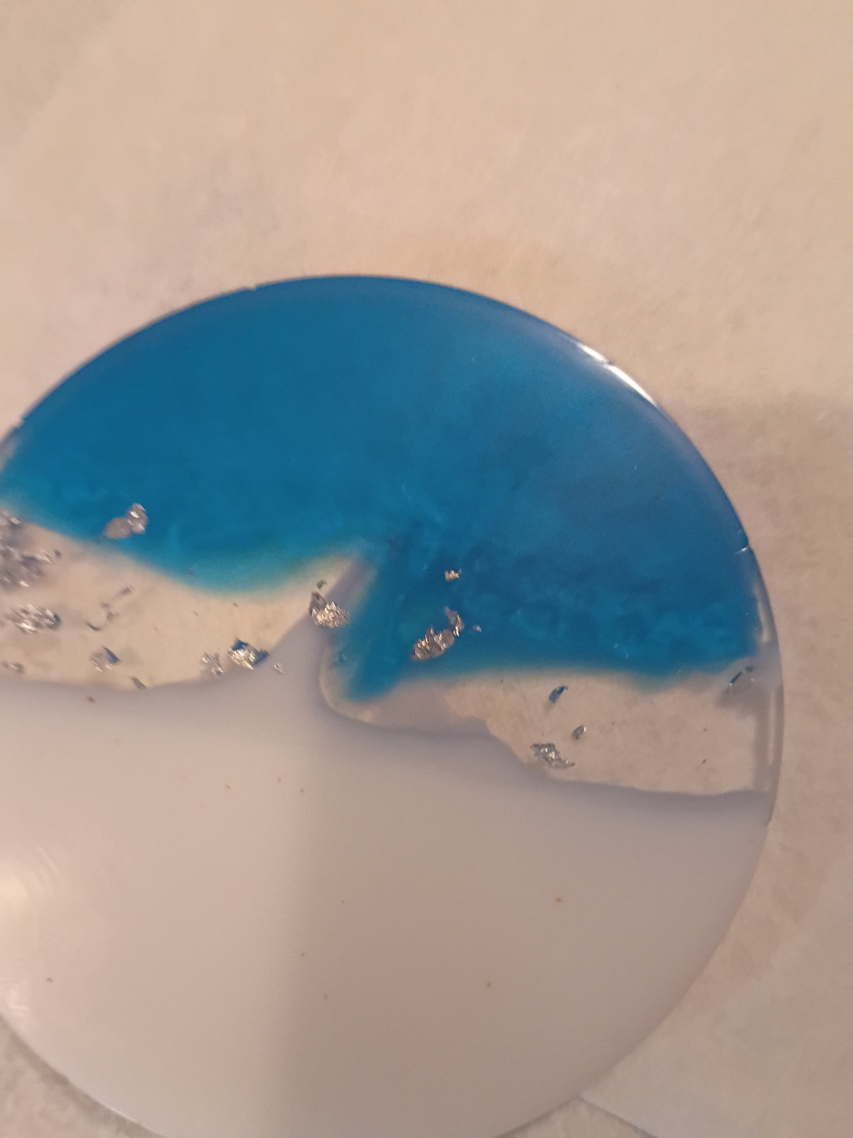 Blue Luxe Coaster Set