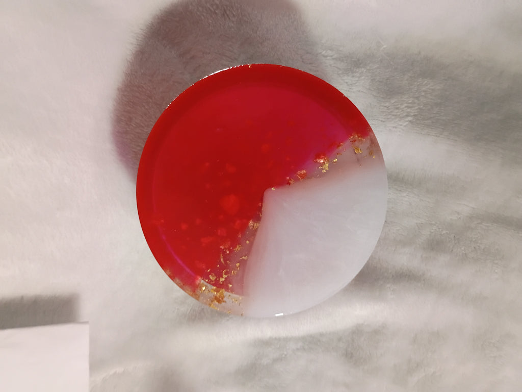 Ruby Red Coaster Set